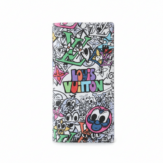 Louis Vuitton Brazza Wallet "Monogram Comics"