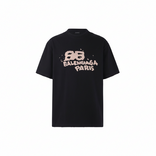 Balenciaga Logo Print T-Shirt "Black"