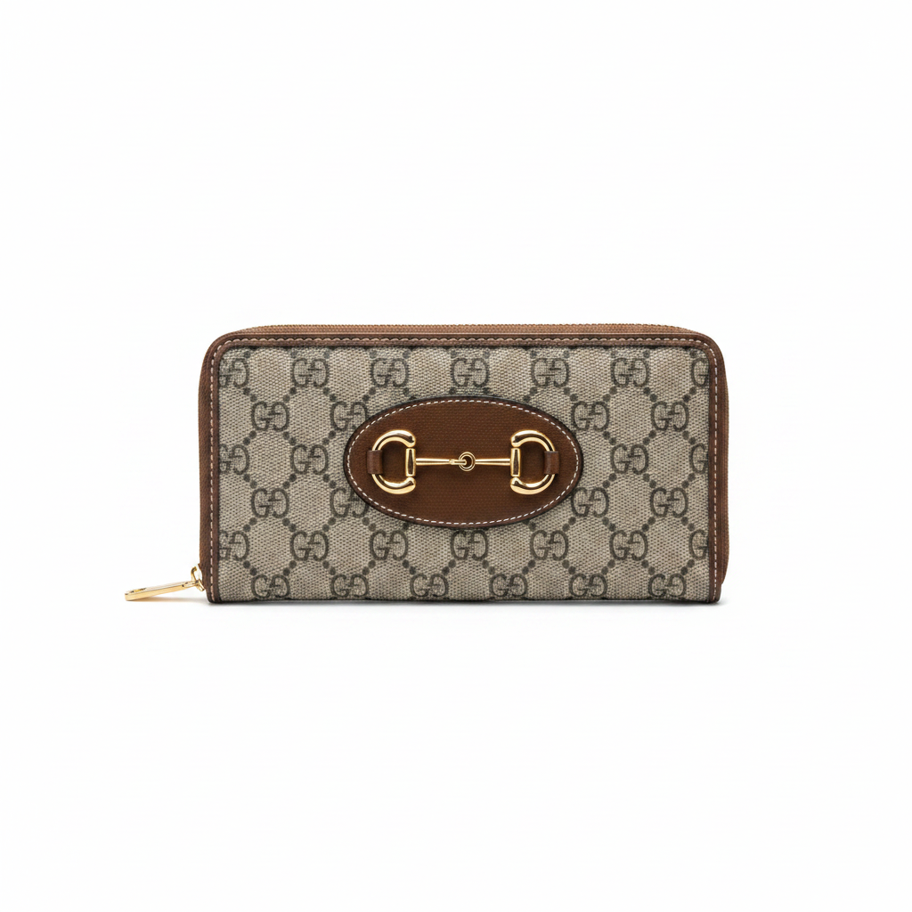 Gucci Horsebit 1955 Zip Around Wallet