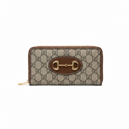 Gucci Horsebit 1955 Zip Around Wallet