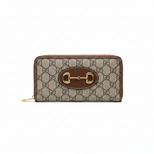 Gucci Horsebit 1955 Zip Around Wallet