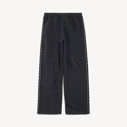 Balenciaga Stripe Baggy Pants "Washed Black-Grey"