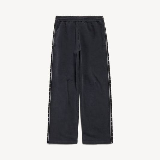 Balenciaga Stripe Baggy Pants "Washed Black-Grey"
