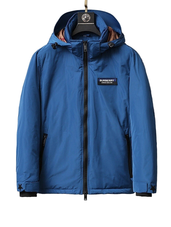 Burberry Windbreaker Down Jacket "Blue"
