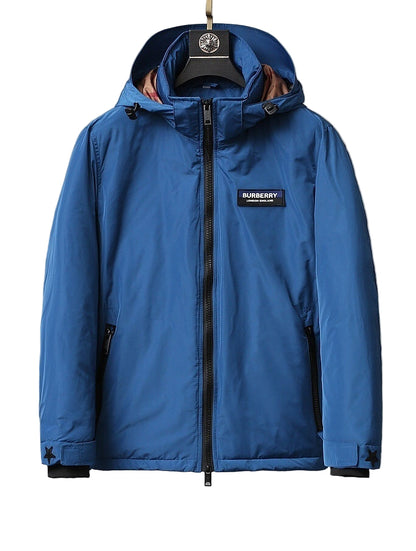 Burberry Windbreaker Down Jacket "Blue"