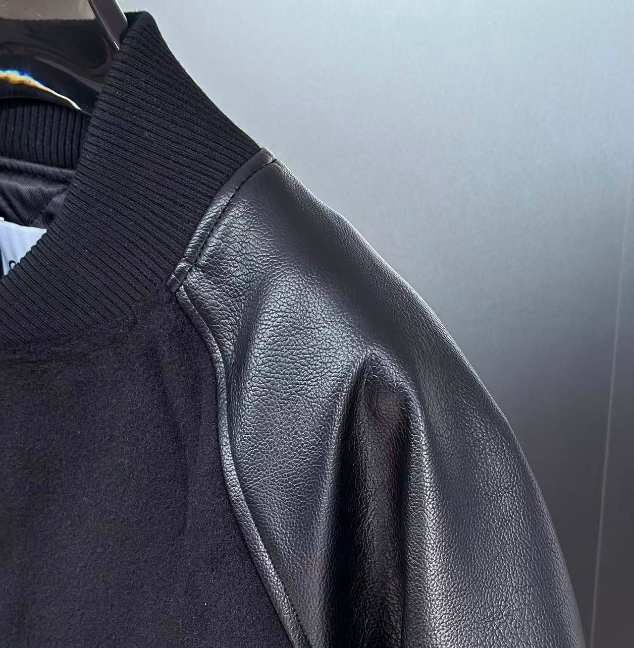 Givenchy Bomber Jacket with Givenchy Paris Embroidery "Black"