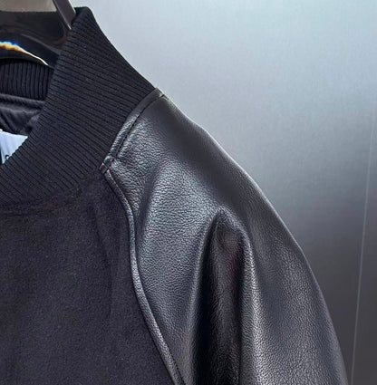 Givenchy Bomber Jacket with Givenchy Paris Embroidery "Black"