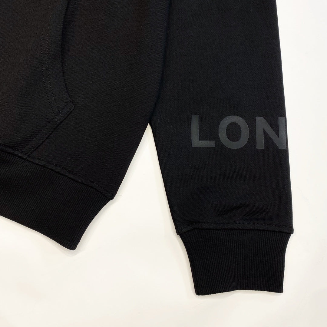 Burberry Horseferry Print Hoodie "Black"