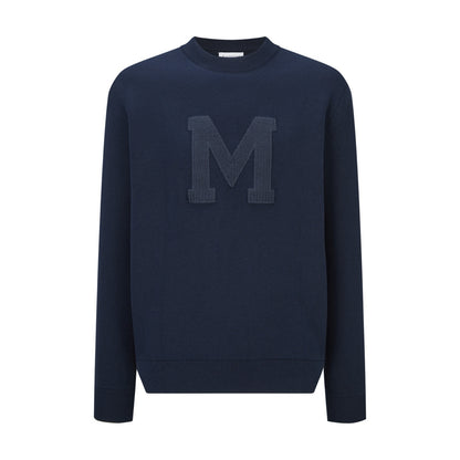 Moncler Monogram Cotton Blend Jumper "Navy Blue"