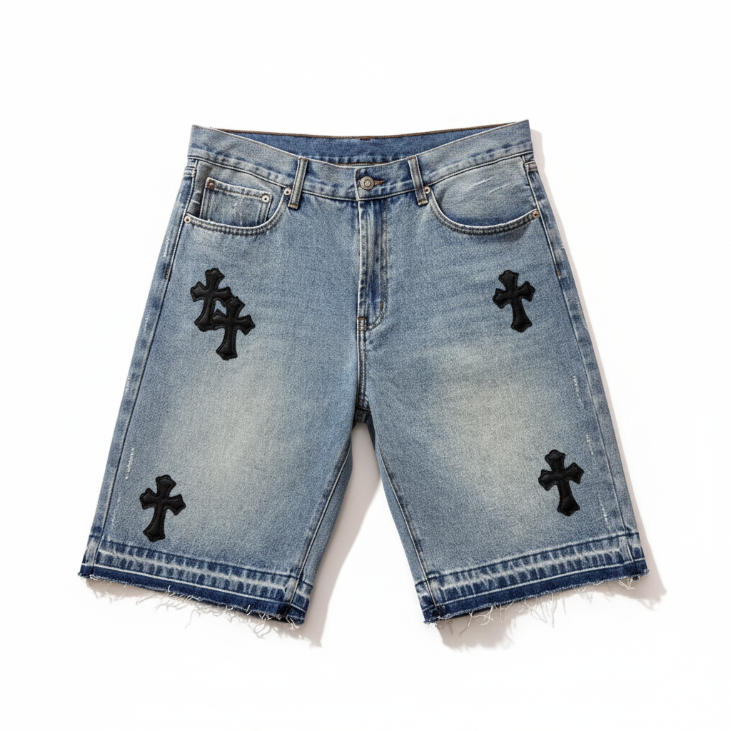 Chrome Hearts Denim Shorts
