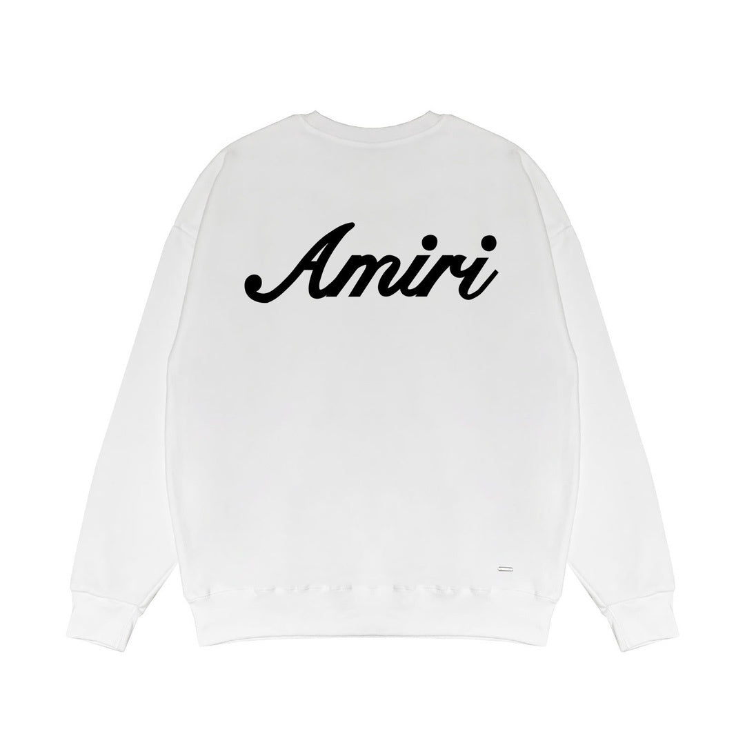 Amiri Script Logo Sweatshirt "White"