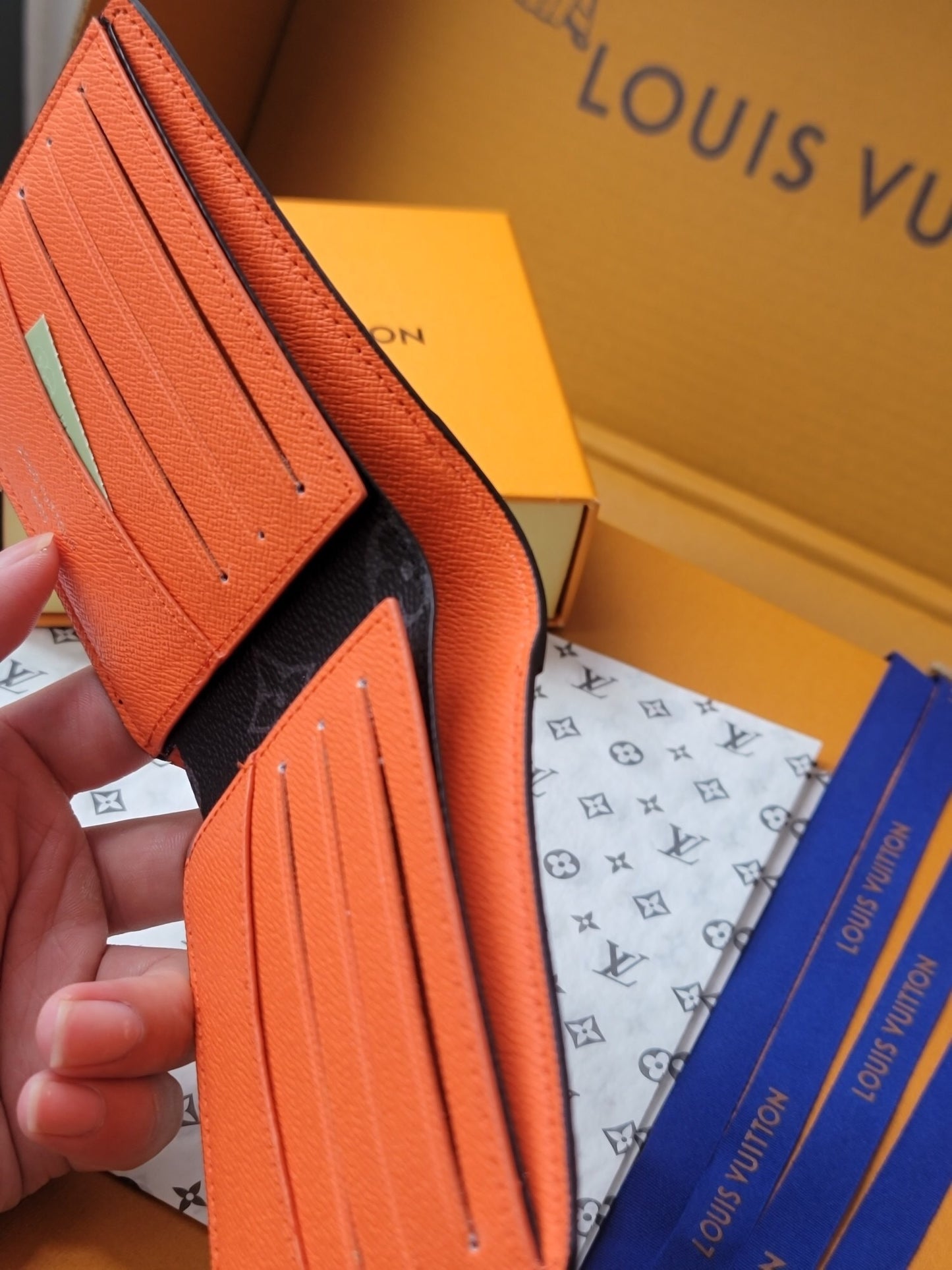 Louis Vuitton Slender Wallet "Sunrise Orange"