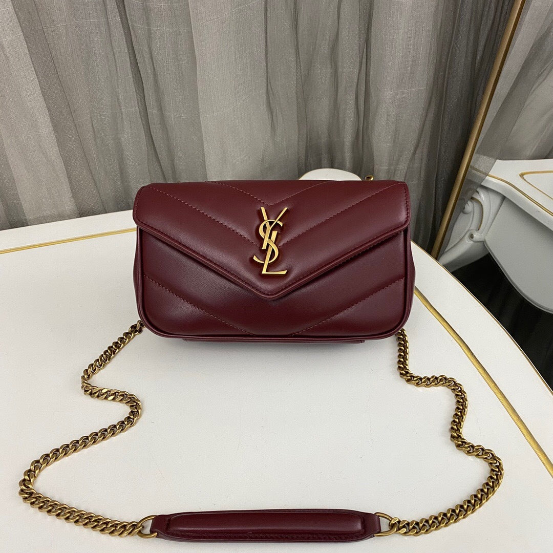 Saint Laurent Loulou Small Bag in Matelasse Lambskin