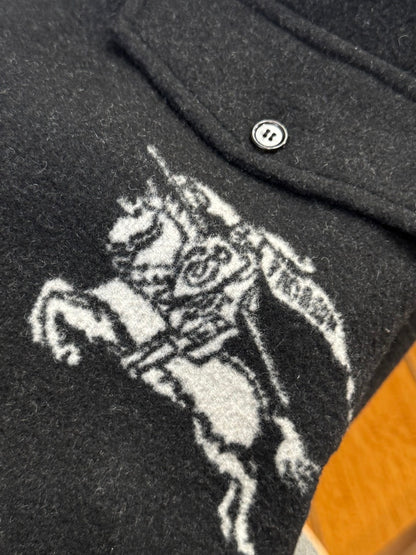 Burberry EKD Wool Overshirt "Black"