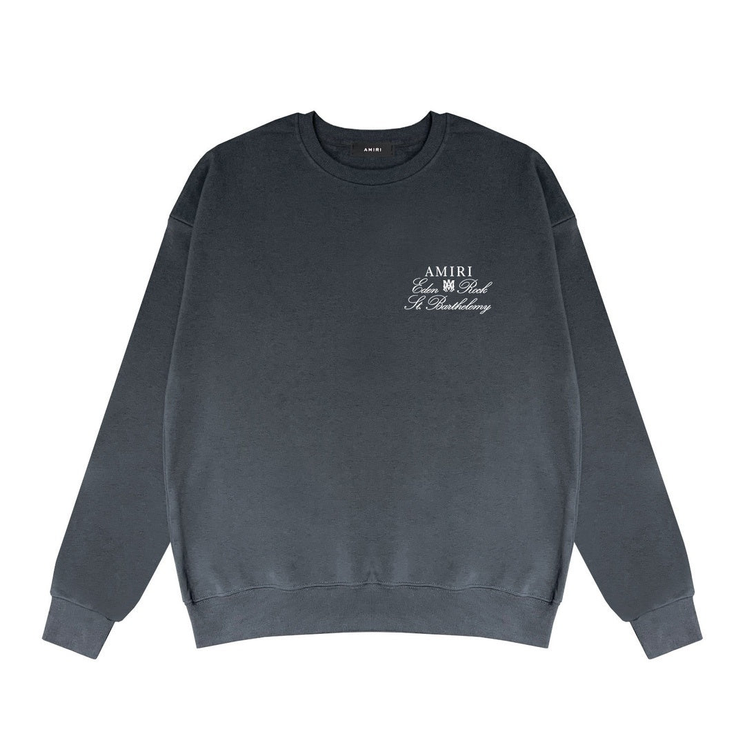 Amiri Eden Rock Sweatshirt "Grey-White"