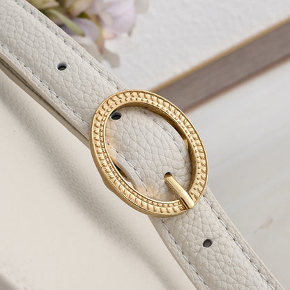 Dior Medium Dior Médaillon Flap Bag "White Grained Calfskin"