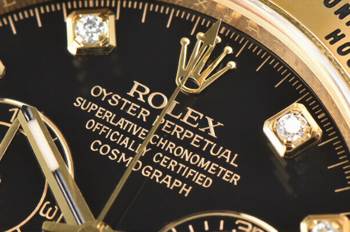 Rolex Daytona Yellow Gold 40mm Black Dial