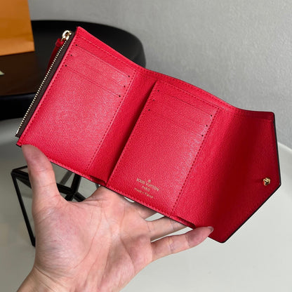 Louis Vuitton Victorine Wallet "Damier Ebene Canvas"