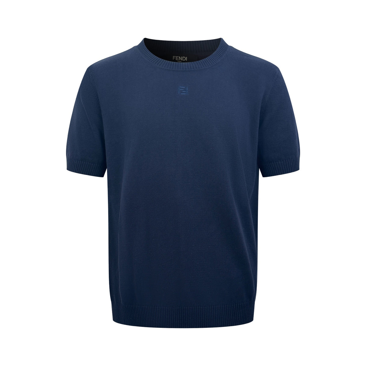 Fendi Cotton and Cashmere Jumper "Navy Blue"