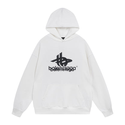 Balenciaga Hoodie "White-Black"