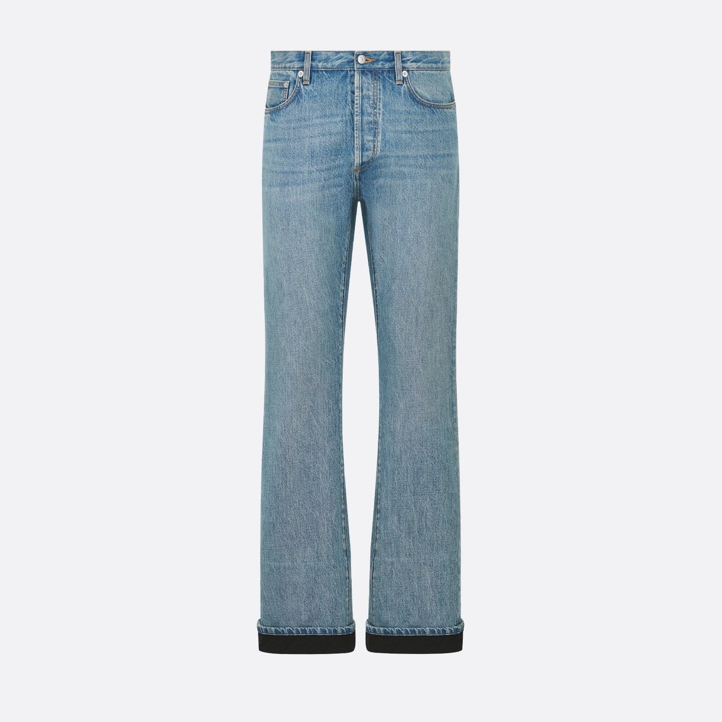 Dior Cannage Jeans Blue Cotton Denim