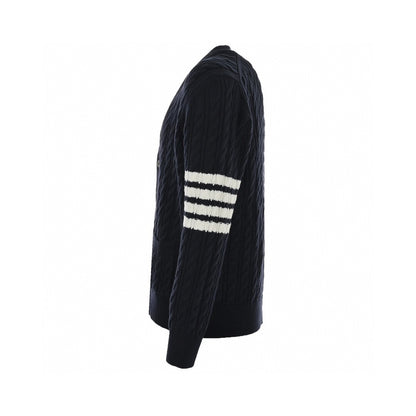 Thom Browne 4-Bar Cardigan "Black"