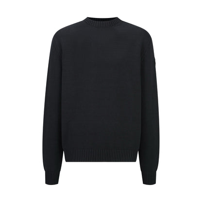Moncler Wool & Cashmere Blend Jumper "Black"