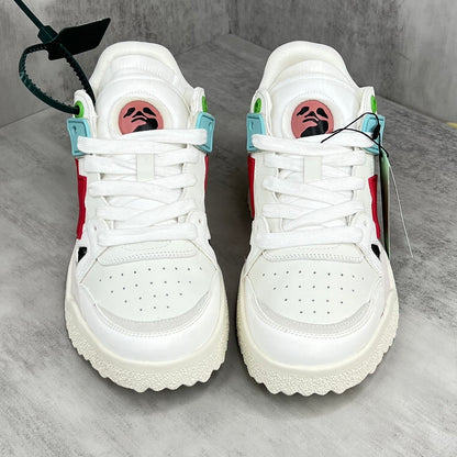 Off-White Sponge Mid "White-Red"