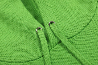 Ami Paris Ami De Coeur Hoodie "Lime"