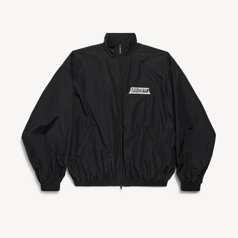 Balenciaga Masking Tape Tracksuit Jacket "Black"
