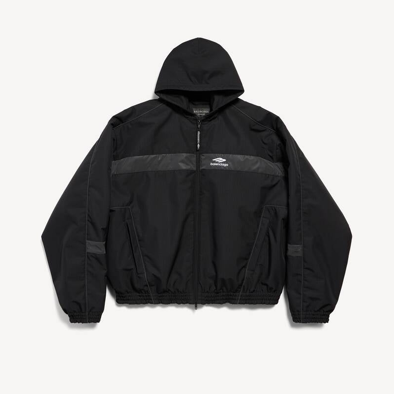 Balenciaga 3B Sports Icon Ski Tracksuit Parka "Black"