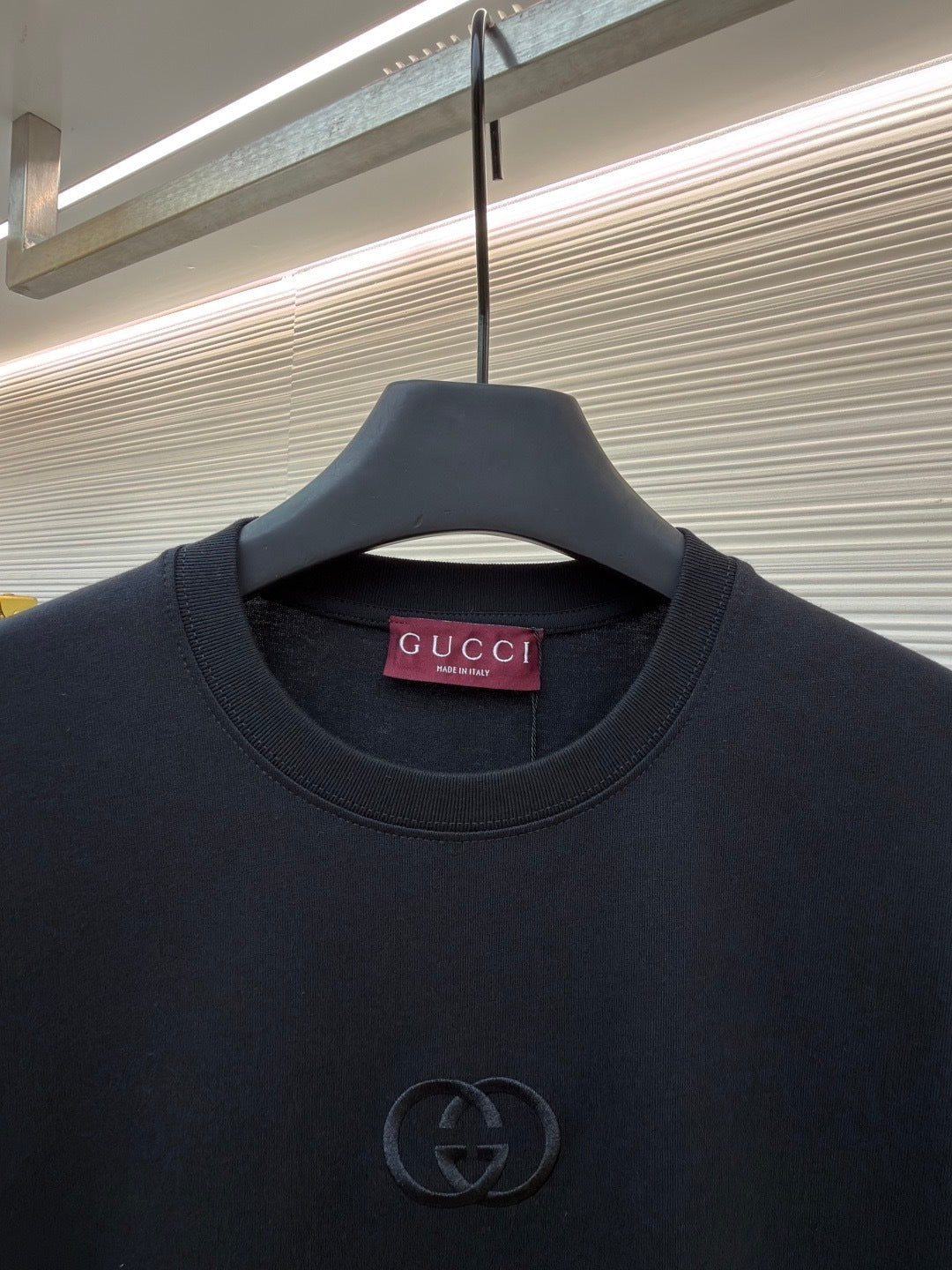 Gucci Cotton Jersey T-Shirt with Embroidery "Black"