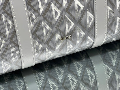 Dior Lingot 50 CD Diamond Duffle Bag