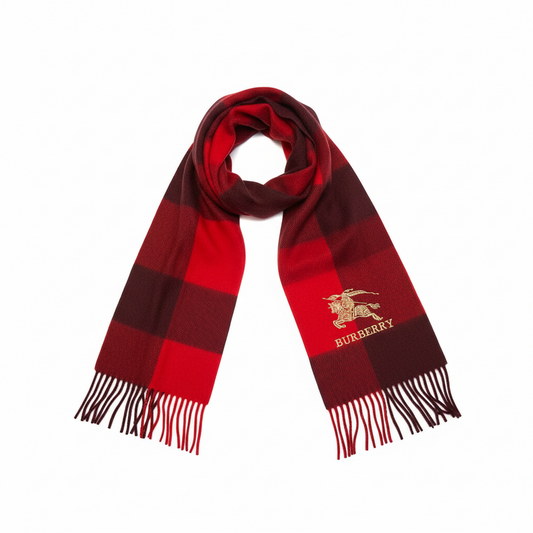 Burberry Cashmere Scarf "Red"