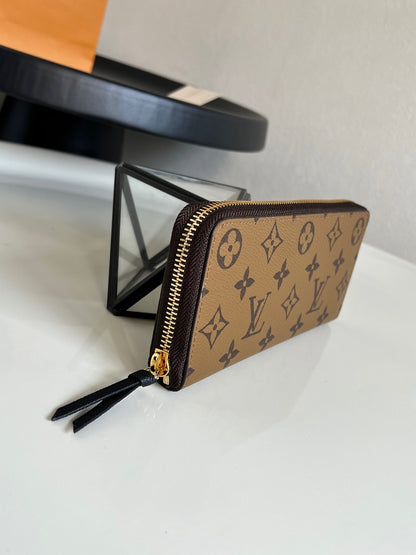 Louis Vuitton Clémence Wallet "Monogram Reverse"
