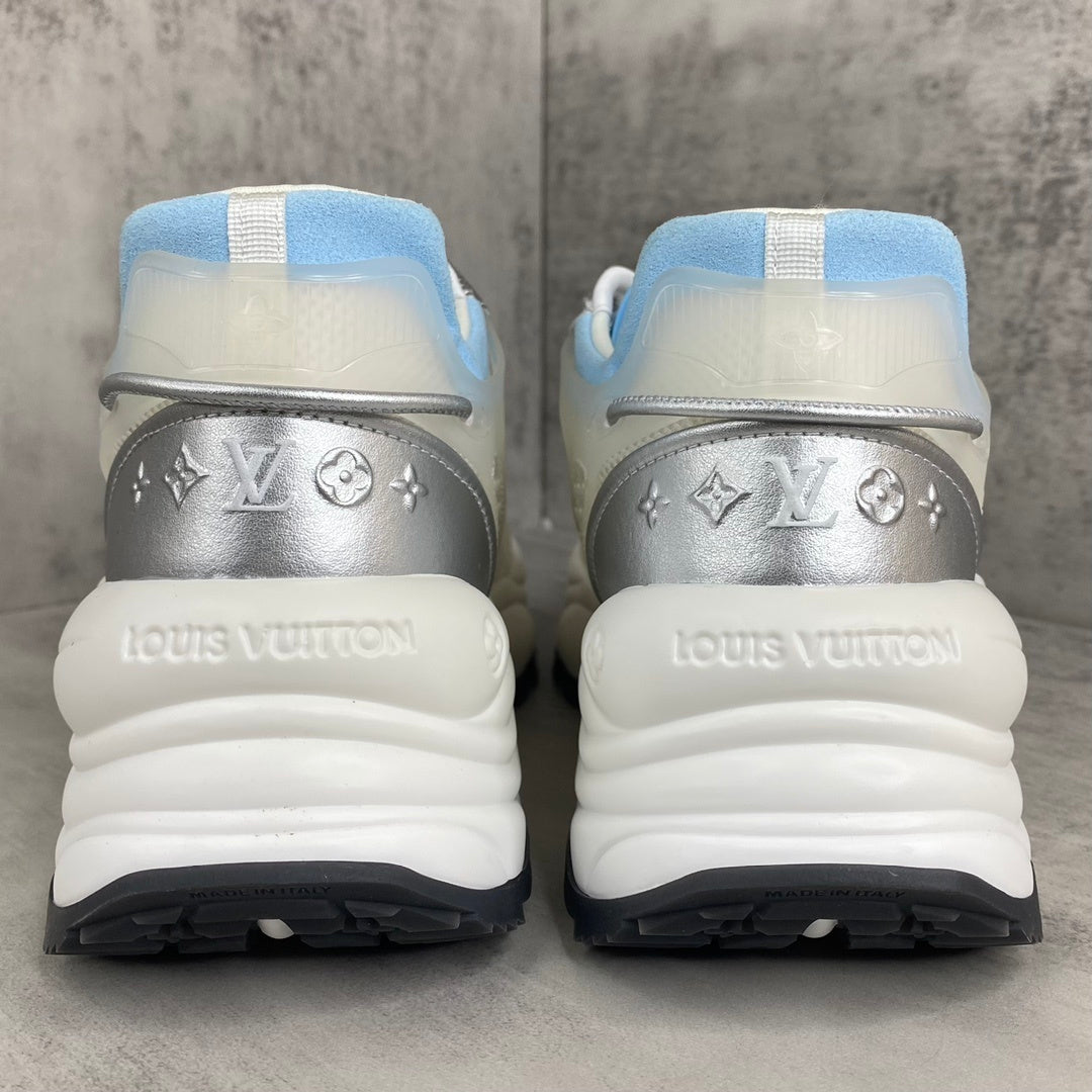 Louis Vuitton Run 55 "White-Silver-Blue"