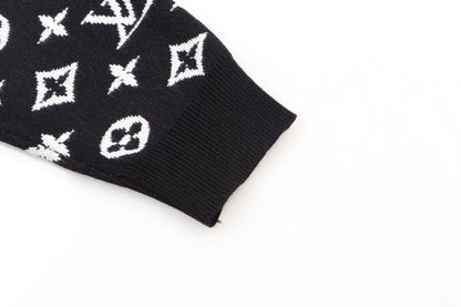 Louis Vuitton Cardigan "Black-White Monogram"