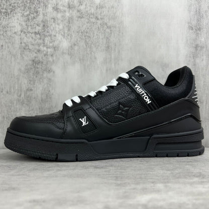 Louis Vuitton Trainers "Black Embossed Monogram"