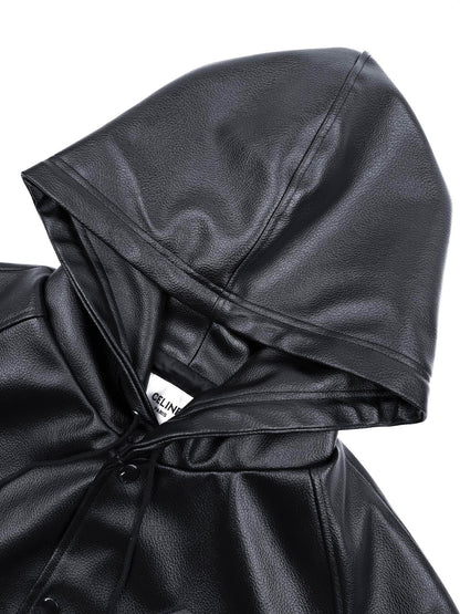 Celine Leather Bomber Jacket "Black"
