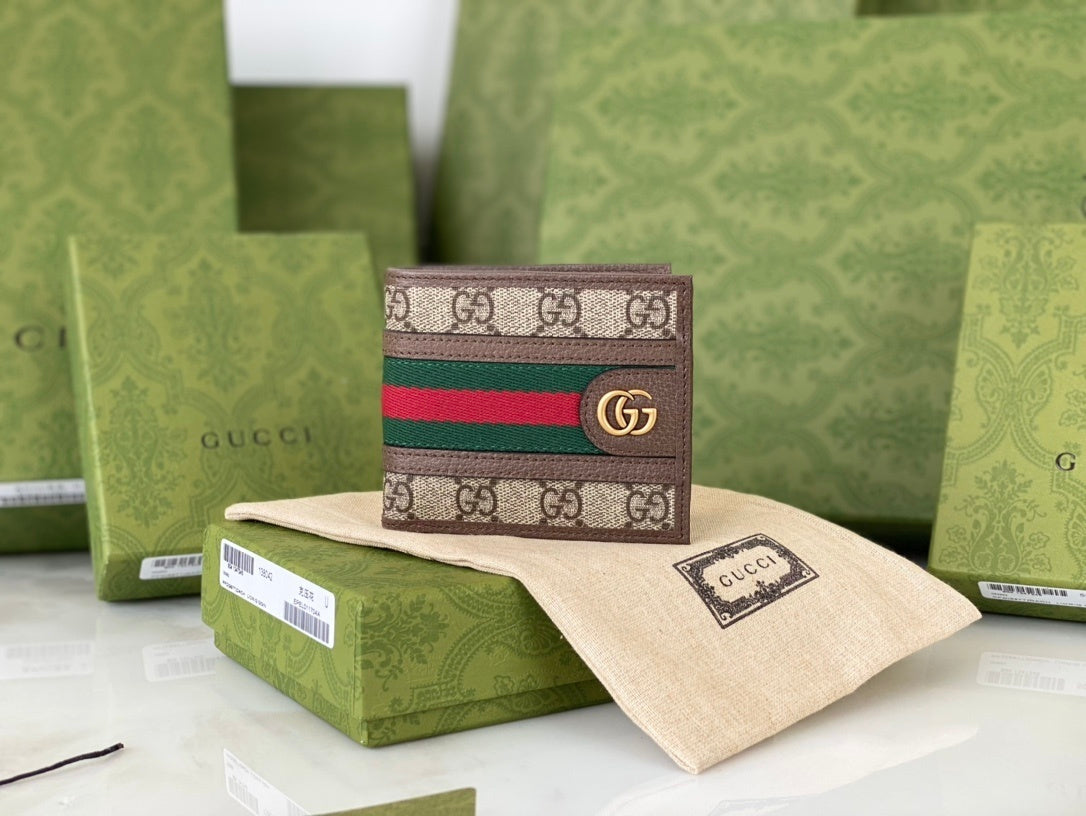 Gucci Ophidia GG Bi-Fold Wallet