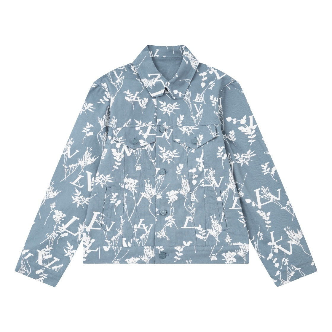 Louis Vuitton Floral Denim Jacket