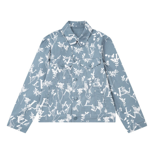 Louis Vuitton Floral Denim Jacket