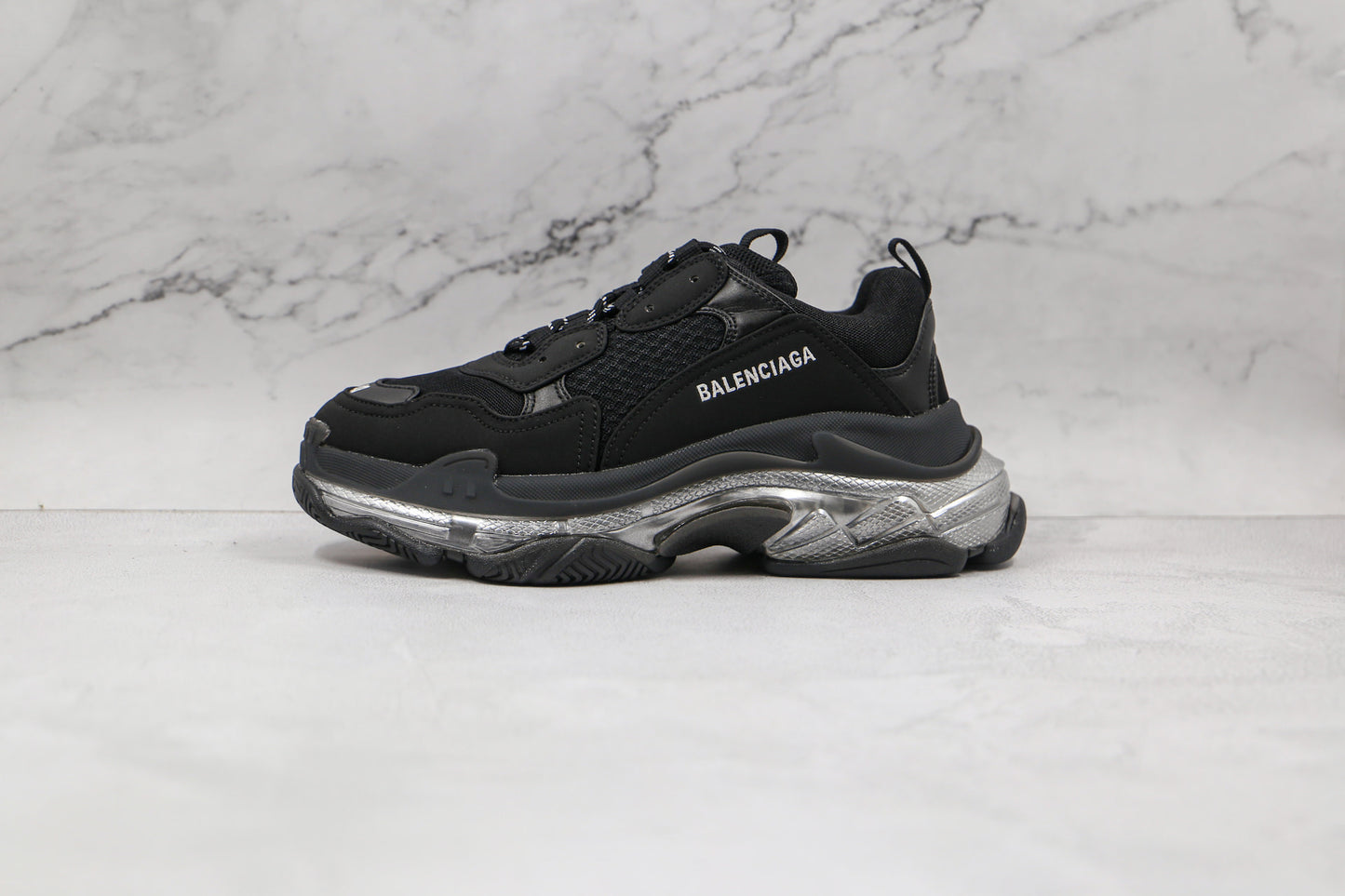 Balenciga Triple S "Black-Silver"