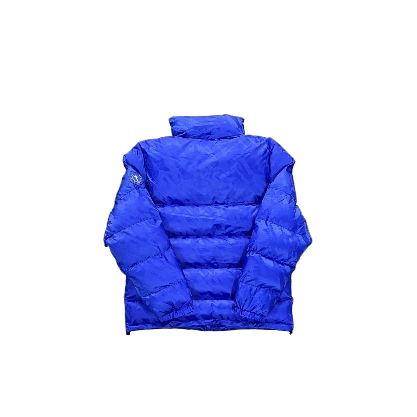 Trapstar Irongate Jacquard Down Jacket "Blue"
