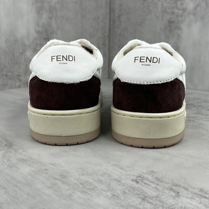 Fendi Match "White-Burgundy Red"