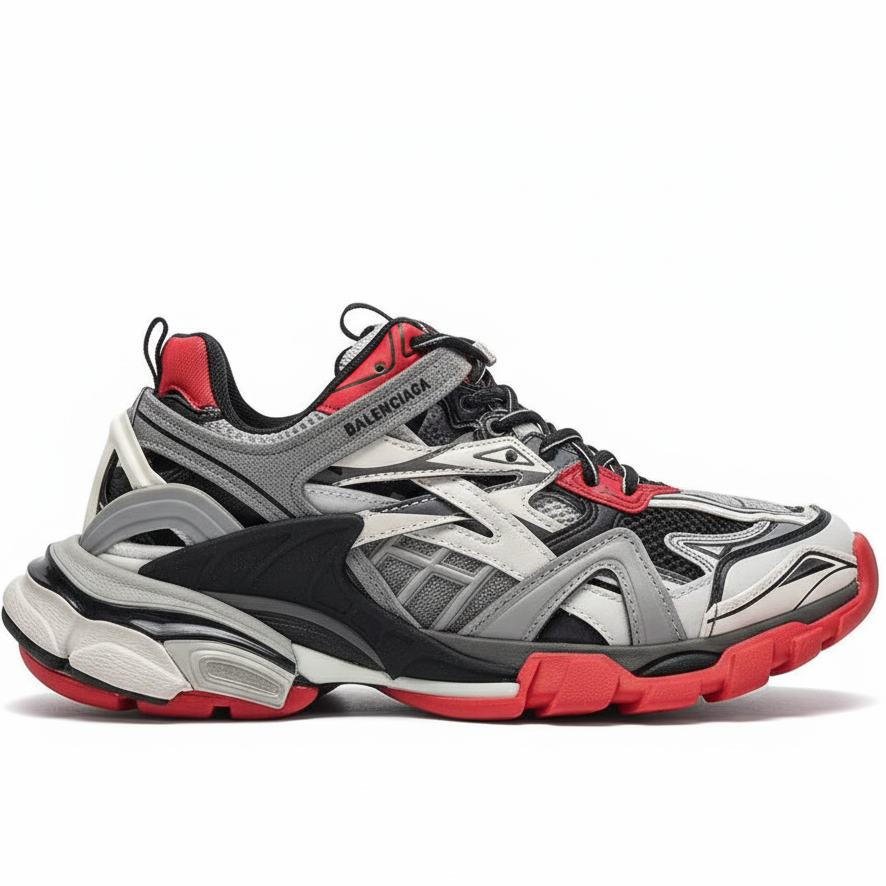 Balenciaga Track 2.0 "Black-Grey-Red"
