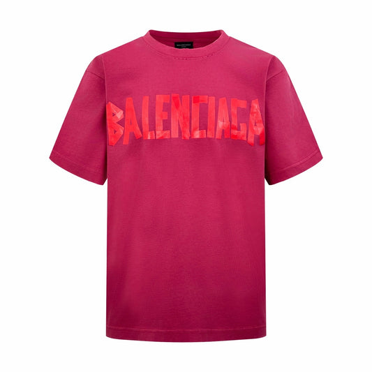 Balenciaga Tape Type T-Shirt "Pink"