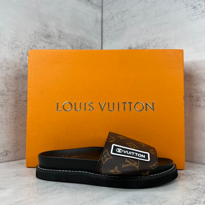 Louis Vuitton Slides "Brown-Black"