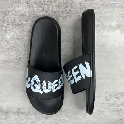 Alexander McQueen Slides "Black-White"