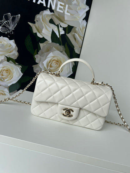 Chanel Large Flap Bag With Top Handle